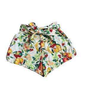 Womens XS Floral shorts with tie